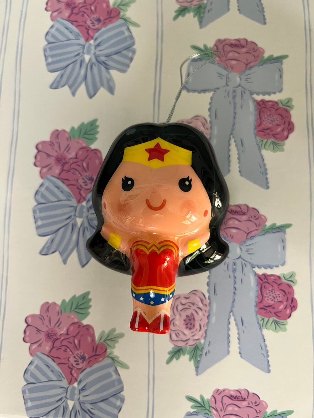 NWOT DC Comics Wonder Woman Decoupage Christmas Ornament